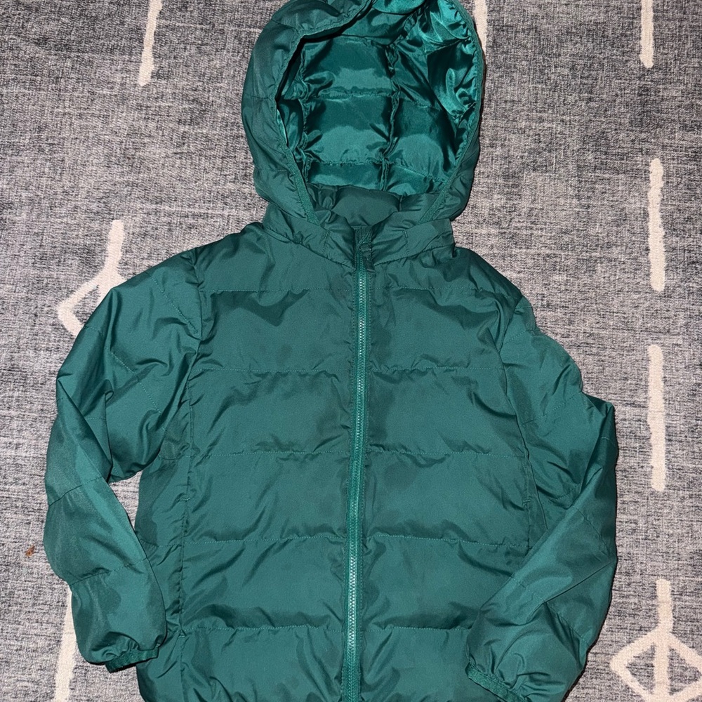 Uniqlo Kids Teal Puffer Jacket